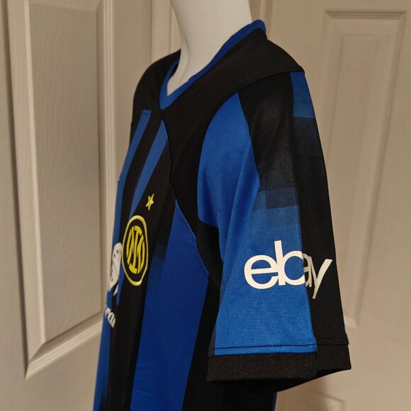 Inter Milan 2023/24 Home Jersey Nike Serie A Men's L Blue/Black Paramount Soccer - Picture 9 of 14